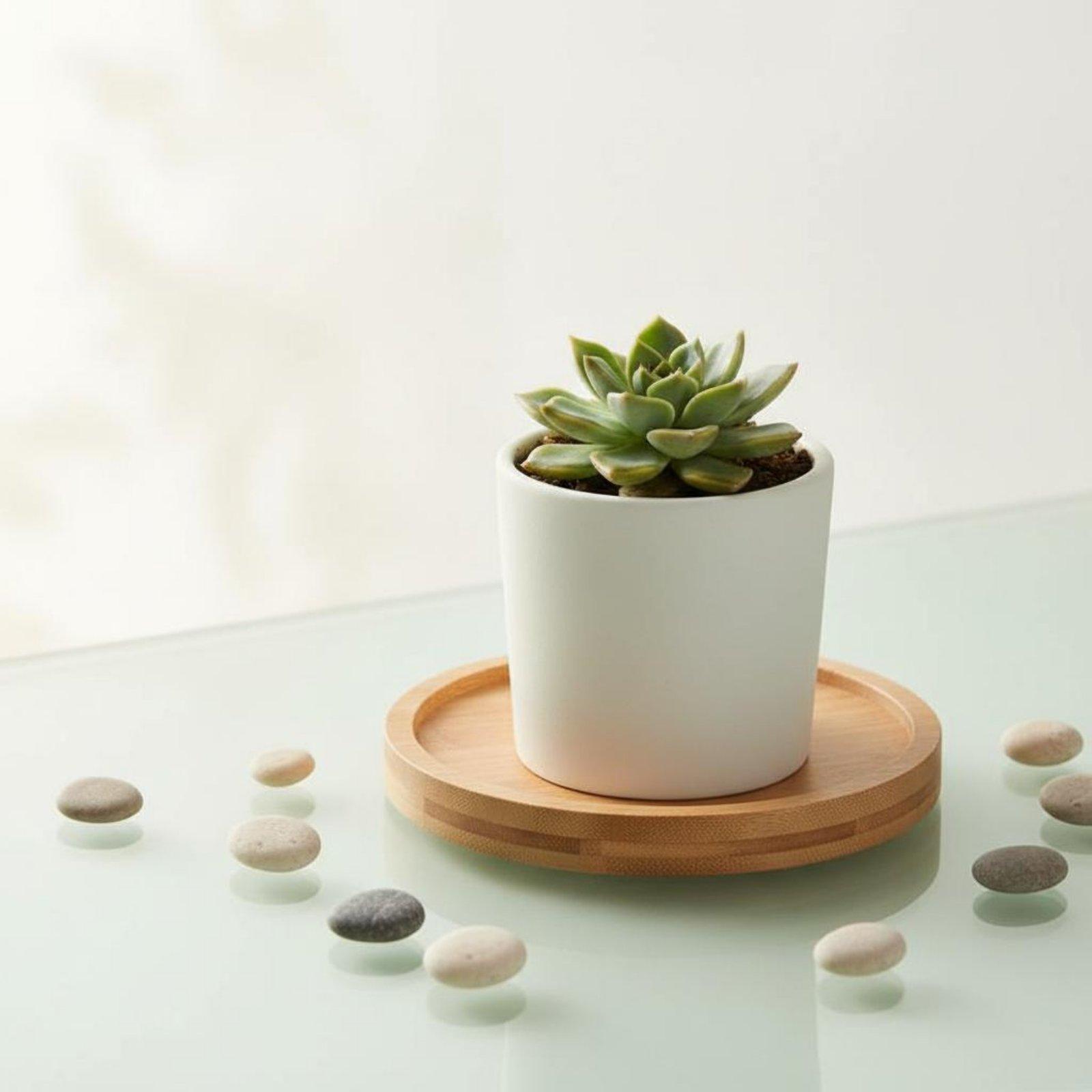 Bamboo Wood Industrial Tray Sm - Drip Tray Saucer recension och pris