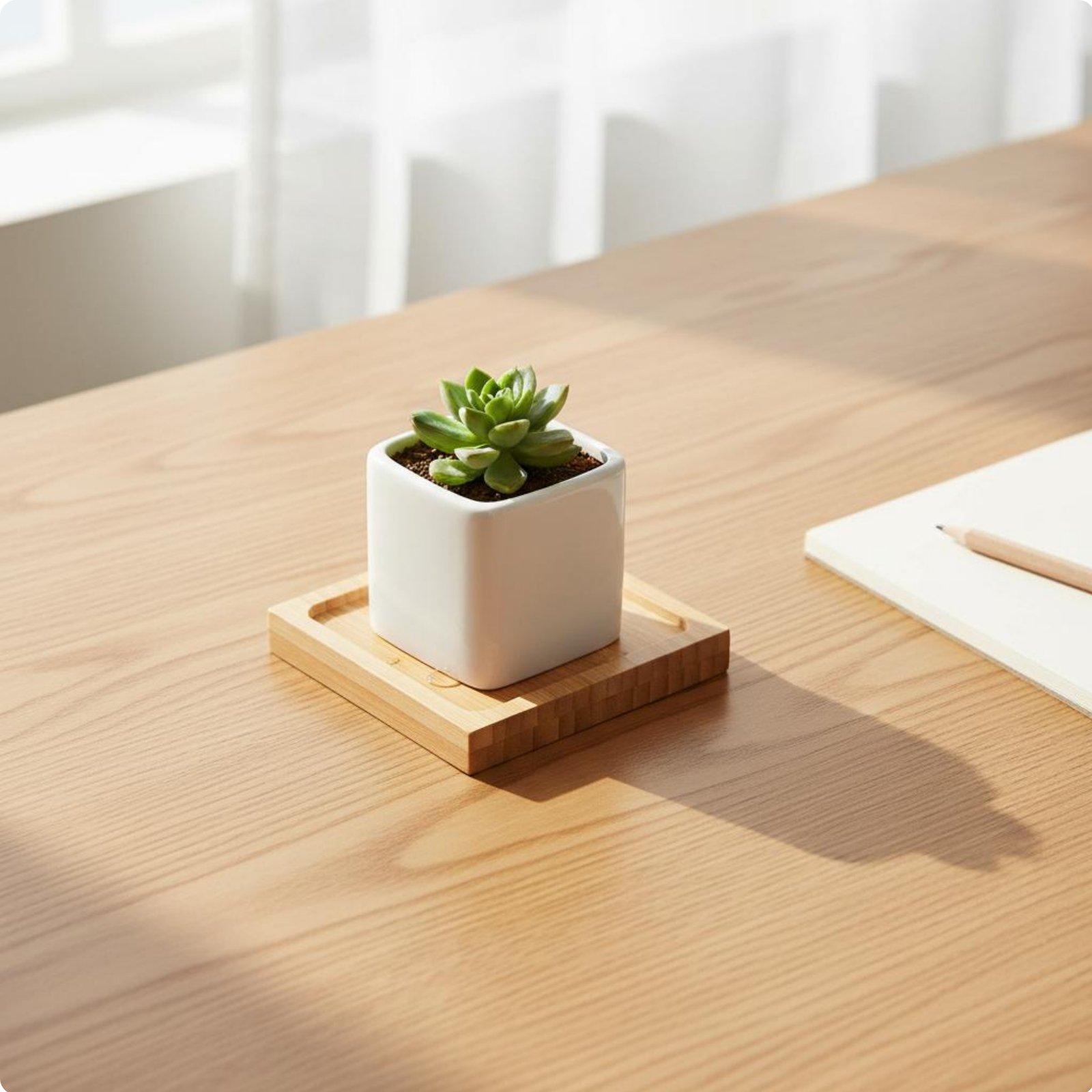 Bamboo Wood Industrial Tray Pl - Drip Tray Saucer recension och pris