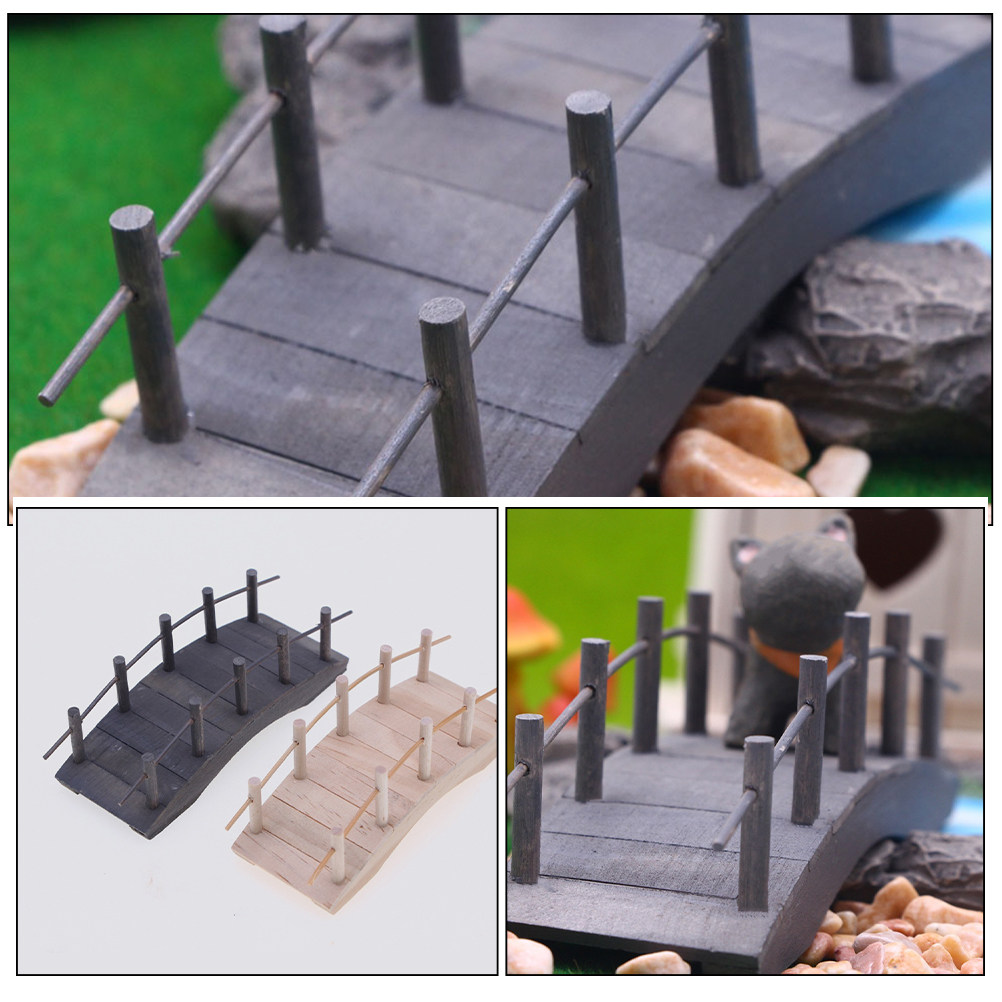 2Pcs Miniature Arch Bridge Vin - Bonsai Garden Landscape Design recension och pris