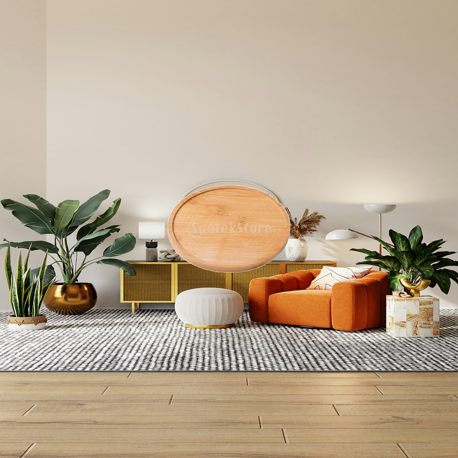 Industrial Tray Bamboo Plant S - Drip Tray Saucer recension och pris
