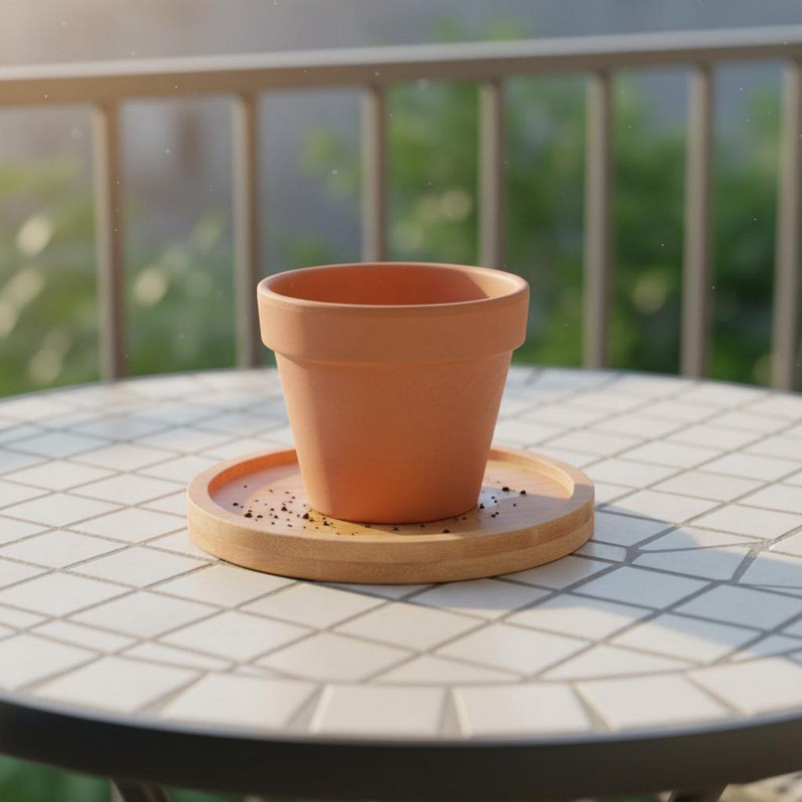 Industrial Tray Bamboo Plant S - Drip Tray Saucer recension och pris