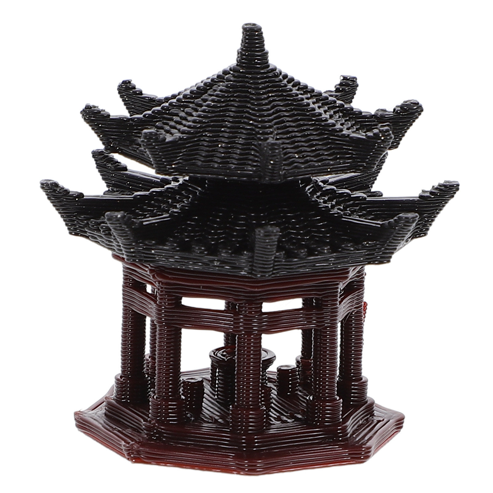 Mini Plastic Pavilion Statue O - Bonsai Garden Landscape Design recension och pris