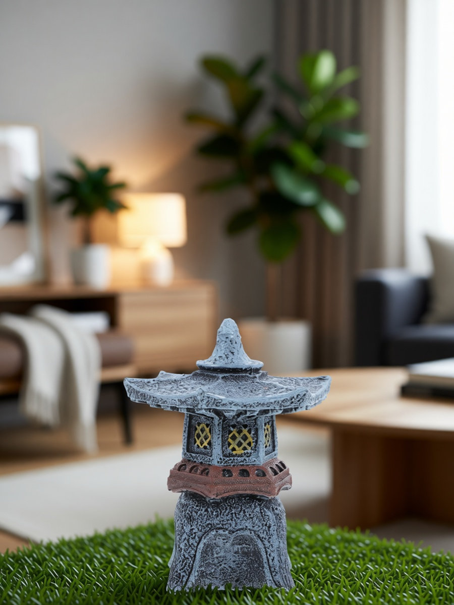 Pagoda Lantern Resin Garden St - Bonsai Garden Landscape Design recension och pris