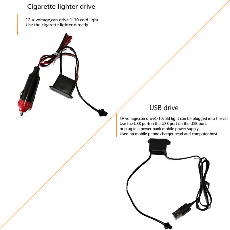 DC 12V Neon EL Wire Power Driv - Copper Wire Roll recension och pris