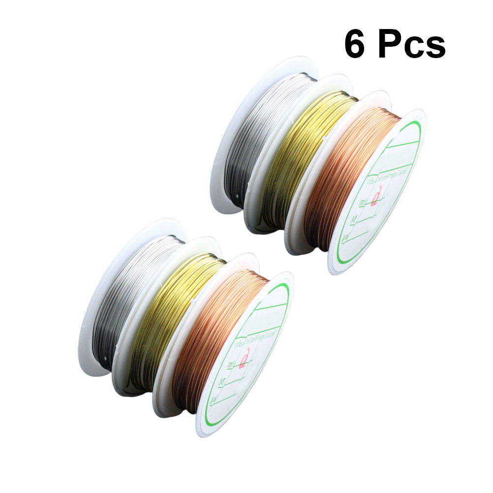 6 Rolls Colored Copper Wire Fl - Copper Wire Roll recension och pris